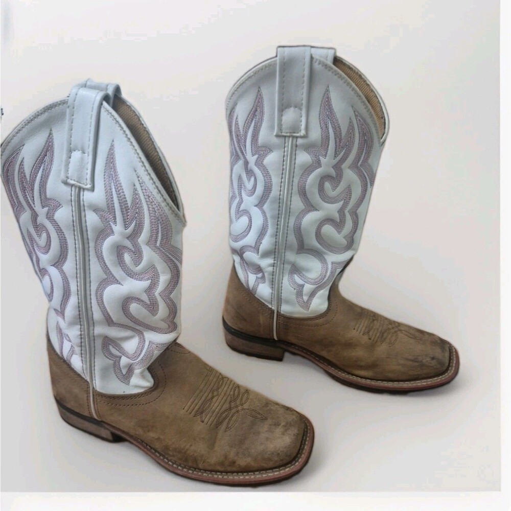 Laredo Mesquite Western Boot Brown Women's Size 6.5M 5621 Leather Cowboy Cowgirl